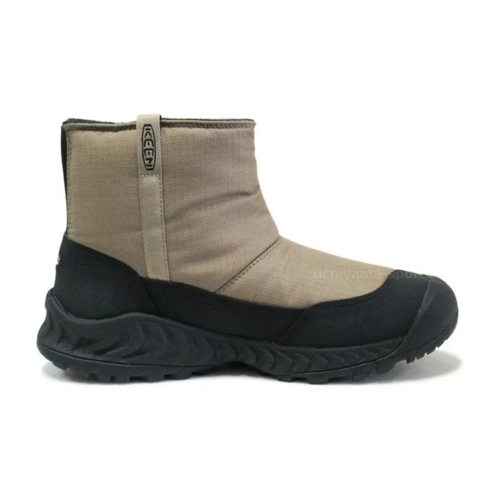 Keen Hood Nxis Pull-On Waterproof Boots Men Sz 10.5 Brindle Black Insulated‎